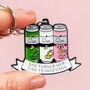 Funny Gin Keyring Gift For Her, thumbnail 1 of 5