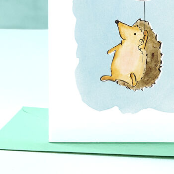 Hedgehog 6th Birthday Card, 5 of 9