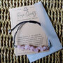 Love And Serenity Rose Quartz Adjustable Bracelet, thumbnail 3 of 3