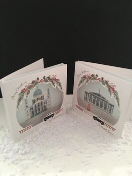 St Paul's Cathedral Sparkling Pop Up Christmas Card, 6 of 7