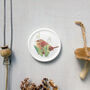 Wren And Snowdrops Decorative Mini Wall Plate, thumbnail 4 of 8