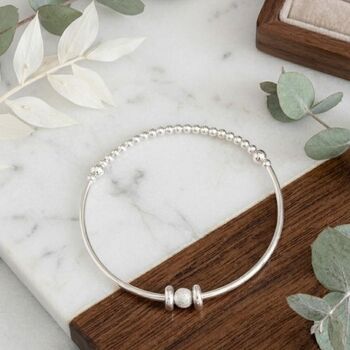 Sterling Silver Anxiety Fidget Bracelet, 3 of 12