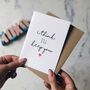 Valentines Romantic Card 'I Think I'll Keep You', thumbnail 1 of 4
