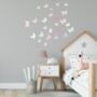 Patterned Butterfly Fabric Wall Stickers, thumbnail 1 of 3