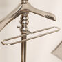 Gentlemen's Silver Effect Free Standing Clothes Valet, thumbnail 5 of 9