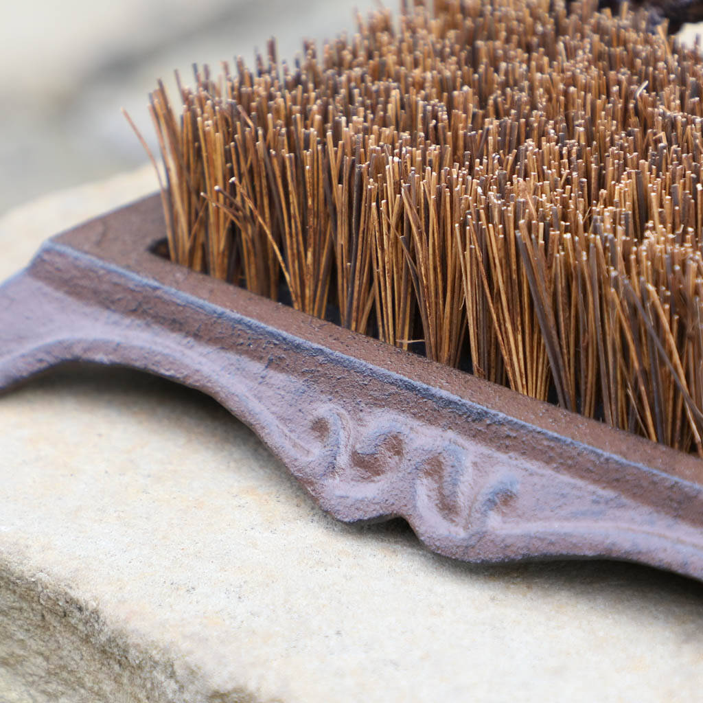 Cast Iron Garden Boot Brush And Scraper By Dibor