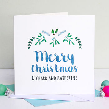 Personalised 'Merry Christmas' Card, 5 of 5