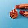 Hot Stuff Enamel Pin Badge, thumbnail 4 of 5