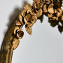 Canova Floral Gold Round Mirror, thumbnail 3 of 5