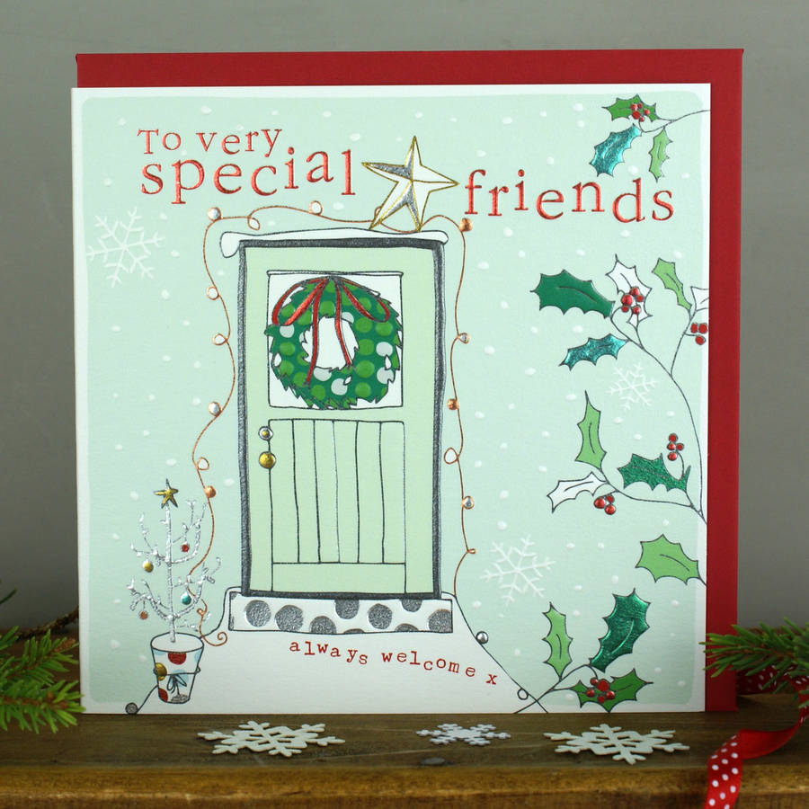 christmas card for special friends by molly mae | notonthehighstreet.com