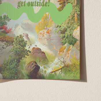Take A Break Outdoor Mountain Print, 6 of 6