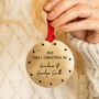 Personalised First Christmas As Grandparents Decoration, thumbnail 2 of 7