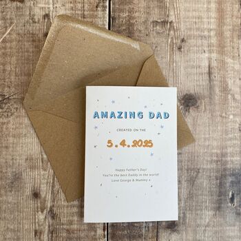 Father's Day Card Personalised, 4 of 4