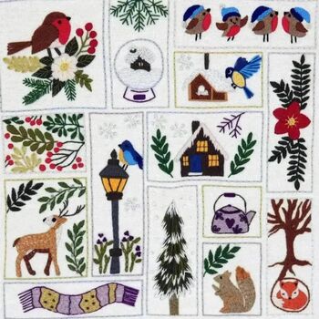 Winter Splendour Hand Embroidery Kit, 5 of 5