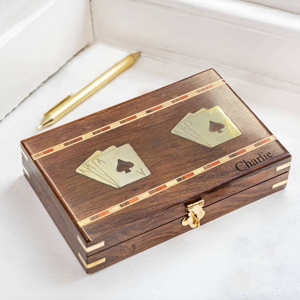 Personalised Luxury Playing Card Box, 1 of 4