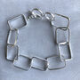 Rectangle Link Bracelet, thumbnail 2 of 3