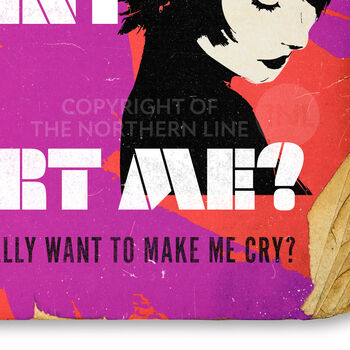 Do You Really Want To Hurt Me Music Poster Print, 3 of 5