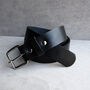 Handmade Personalised Men's Hidden Initial Leather Belt, thumbnail 4 of 8