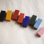 Set Of Eight Beeswax Block Rubbing Crayons, thumbnail 3 of 4