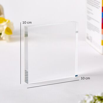 Personalised Merry Christmas Acrylic Plaque Gift, 2 of 5