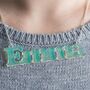 Personalised Iridescent Acrylic Name Necklace, thumbnail 2 of 7