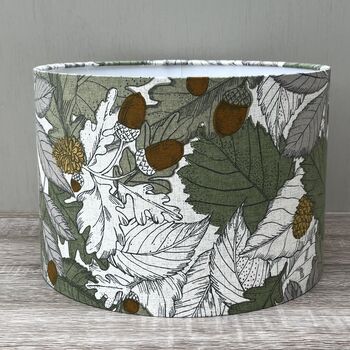 Mercia Apple And Spice Woodland Drum Lampshades, 6 of 9