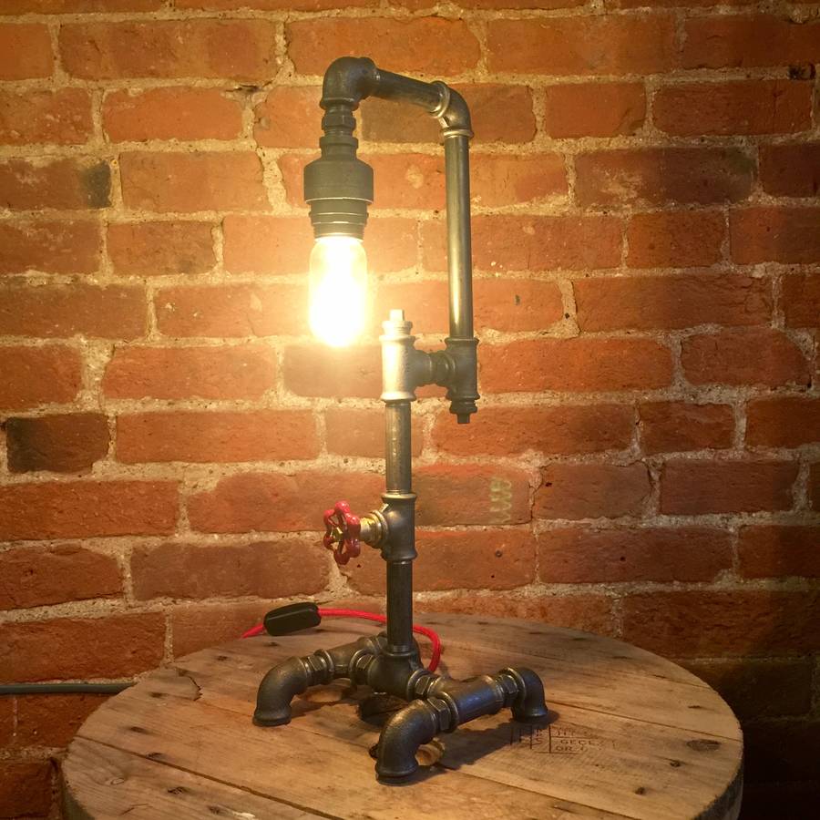 Upcycled Pipe Lamp By Upcycled Creative