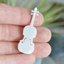 Violin Brooch In Sterling Siver, thumbnail 4 of 4