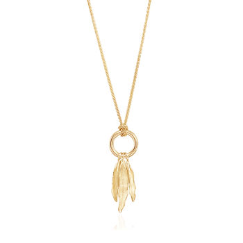 Gold Vermeil Or Sterling Silver Seed Pod Charm Necklace, 3 of 5
