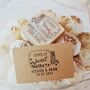 Love Is Sweet Personalised Wedding Favours Rubber Stamp, thumbnail 2 of 3