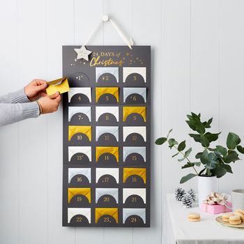 Personalised Chart Of Advent Surprises, 5 of 5