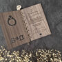 Personalised Wooden Engagement Card Modern Initials, thumbnail 2 of 11