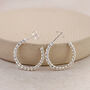 Sterling Silver Twisty Everyday Hoops, thumbnail 1 of 5