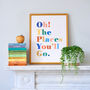 Oh The Places You'll Go Children's Fine Art Print, thumbnail 1 of 3