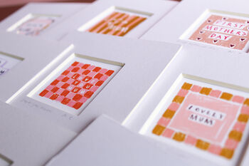 Colourful Mum Mini Art Print, 4 of 8