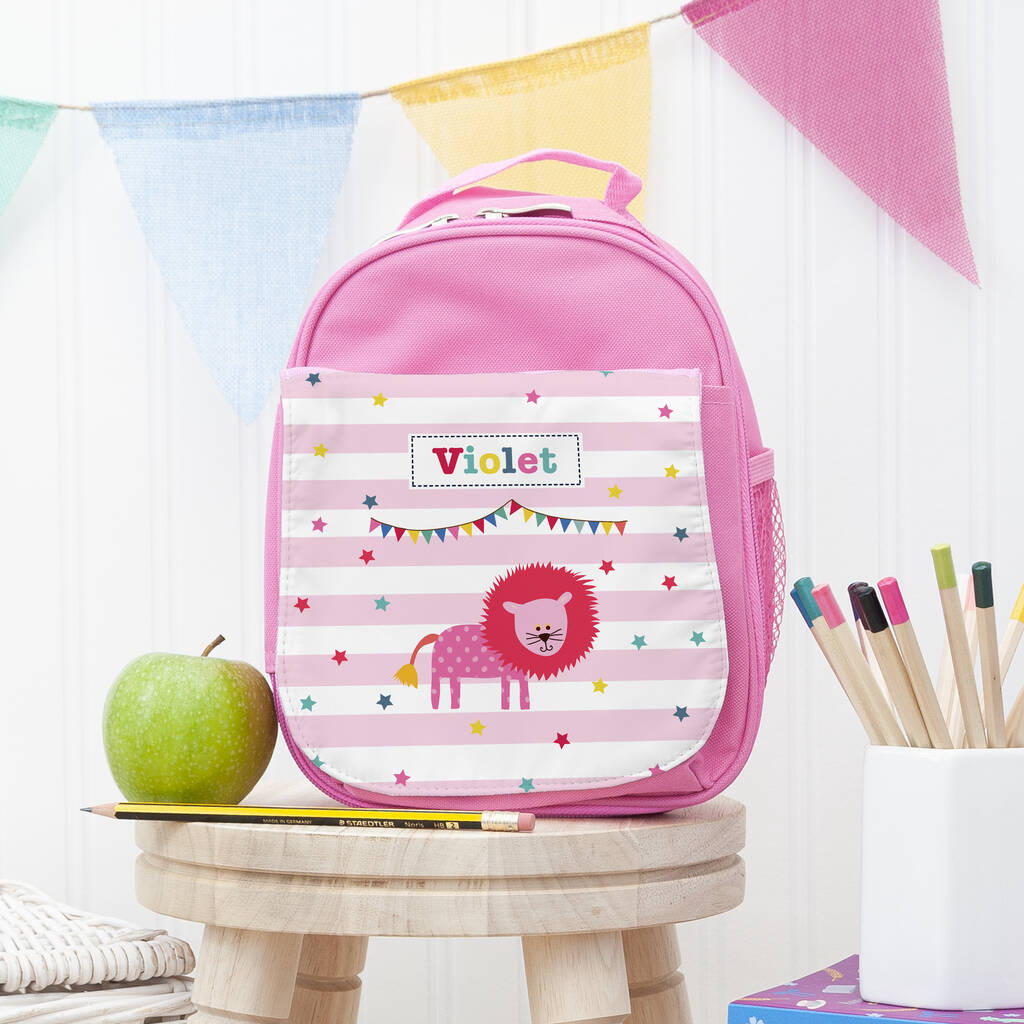 Personalised Circus Themed Pink Lunch Bag By TillieMint ...