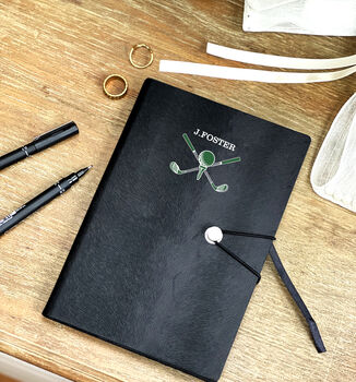 Personalised Golf Notebook, 3 of 6