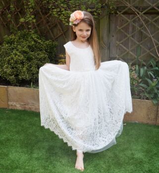Saffron Flower Girl Dress ~ Lilly + Bo Collection, 7 of 9