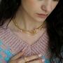 T Bar Figaro Chain Necklace, thumbnail 4 of 12