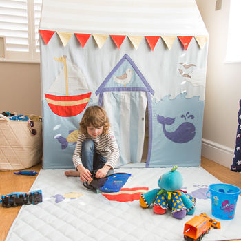Large Children's Beach Hut And Seaside Play Tent, 5 of 9