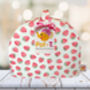 Strawberry Pattern Insulated Tea Cozy, thumbnail 1 of 2