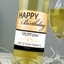 Personalised Happy Birthday White Wine, thumbnail 4 of 5