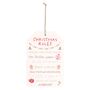 Sugarplum Christmas Rules Sign, thumbnail 2 of 2