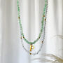 Personalised Layered Gemstone Bead Necklace, thumbnail 6 of 11