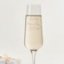 Personalised 40th Birthday Champagne Flute, thumbnail 2 of 5
