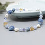 Forget Me Not Multi Gemstone Bracelet Sterling Silver, thumbnail 3 of 4