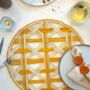 Usiacuri Orange Abstract Placemats Set Of Two, thumbnail 1 of 5