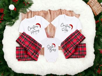 Baby Announcement Christmas Pyjamas, 2 of 5
