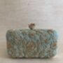 Mint Green Handcrafted Rectangular Clutch Bag, thumbnail 2 of 10