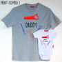 Daddy's Little Helper T Shirt Set, thumbnail 1 of 10